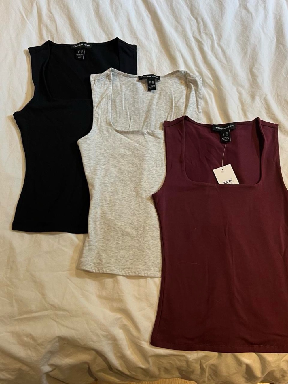Square Neck Fitted Tops Bundle - Picture 3 of 3
